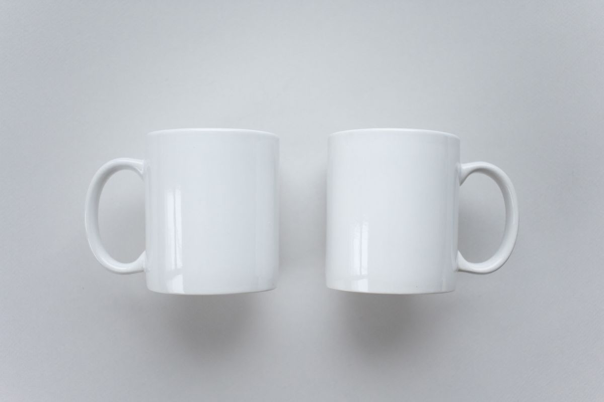 Caneca Cerâmica Branca